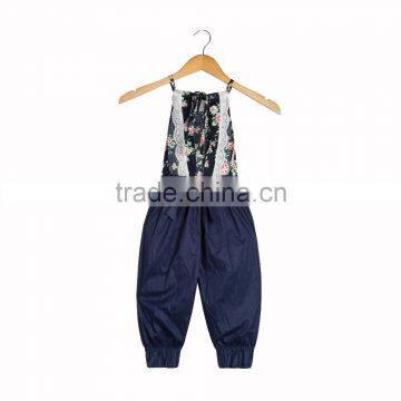 Newborn Baby Clothing Wholesale China Baby Lace Floral Romper Long Pants photo-6