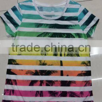 Stock Clothing Inventory Clearance Hot Sale Good Quality Girl's Printed T-shirt