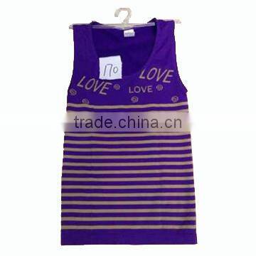 Customized tank tops seamless