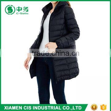 New Design Windproof Warmful Womens Winter Goose Down Long Coat photo-4