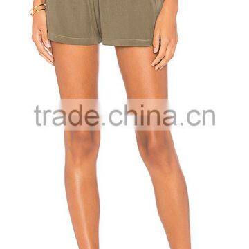 MGOO Casual Wear Nylon Running Pants For Women High-Waisted Drawstring Dri Fit Shorts Wholesale photo-2