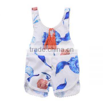 2017 Summer Children's Wear Wholesale Baby Clothes With Flowers photo-4