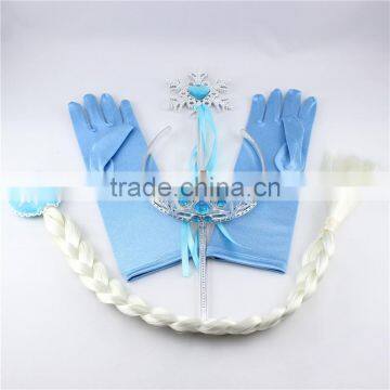 Tiaras and Crowns Set With Glove and Wig photo-5
