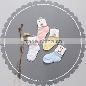 Summer thin section baby socks cotton 0-24 months newborn baby wear