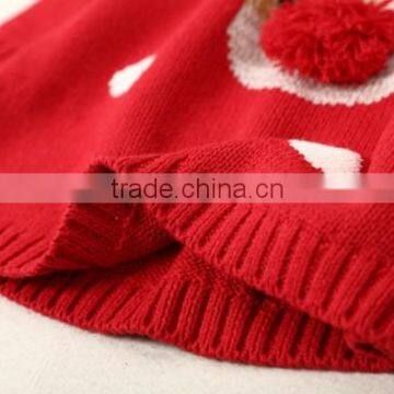 Baby Santa Sweater Dress Cotton Christmas Wear photo-5