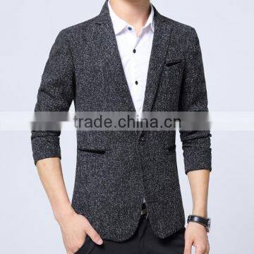 Zm35421a Latest Suit Design Top Casual Men Coat photo-2