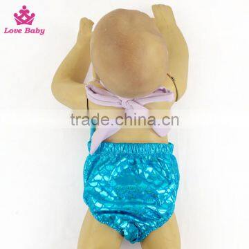 Stylish Fish Scale Baby Swimwear Kids Boutique Swimsuit Set photo-5