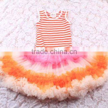 2016 Wholesale fashion newest ruffled puffy tutu skirt with china manufacturer DR6010813