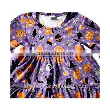 Cartoon Halloween Girls Clothing Sets of Printed Long Sleeve Baby Wholesale Outfit Clothes photo-5