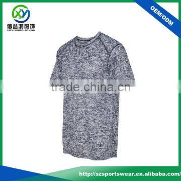 Basic Style 50%polyester 50%cation Fitness Men t Shirt Design photo-3