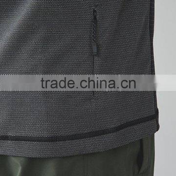 Classical Solid Color Contrast Piping 1/4 Zipped Pullover Sport Sweatshirt photo-6