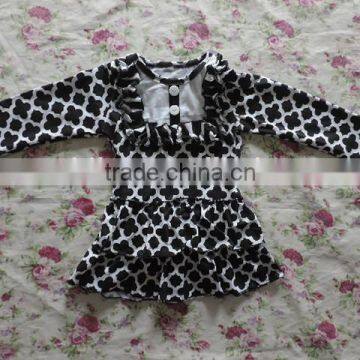 2017 Spring Persnickety Baby Girls Long Sleeve Ruffle Clothes Baby Girls Comfortable Beautiful Pattern Top