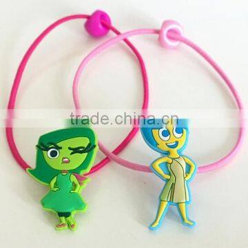 Inside Out Cartoon Characters Kids Elastic Hair Tie photo-3