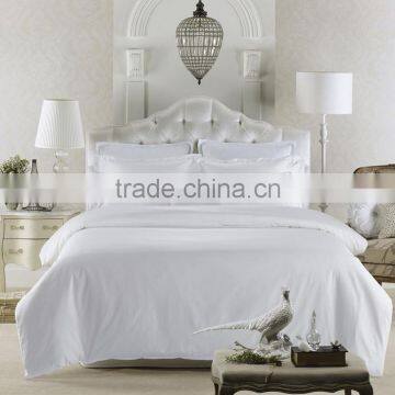 2016 Latset Design High Quality 100% Cotton 3cm Satin Stripe Super King /queen Size Bedding Set