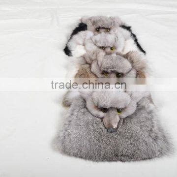 Girls FoxType Rabbit Fur Fashion Envelope Bag photo-3