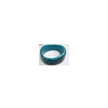 Sell Resin Bracelet with Black Dots