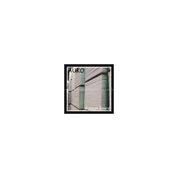Green surface Gypsum plasterboard for drywalls or partition