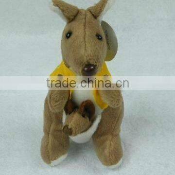 Soft plush stuffed kangaroo/ australia souvenir toy