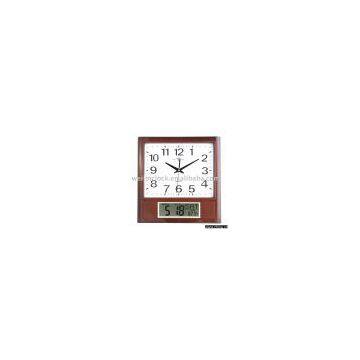 lcd wall clock