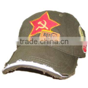 street fashion cotton twill embroidered baseball cap