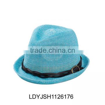 Chinese popular children wavy brim straw hat