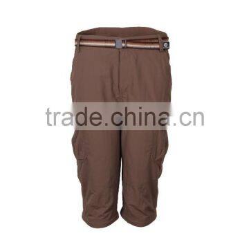 Cheap men brown short pants