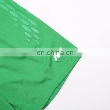 Green Silicone Printed Soccer Short photo-4