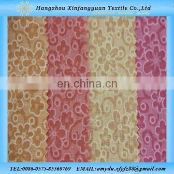 print burn out fabric 80 polyester 20 cotton fabric