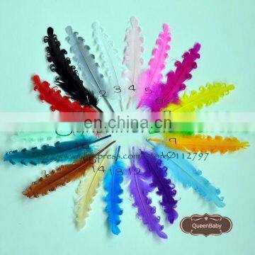 Nagorie Curled Goose Feather DIY Hair Accessories QueenBaby