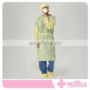 SMS Fabric Fluid-repellent Medical Disposable Surgical Gown