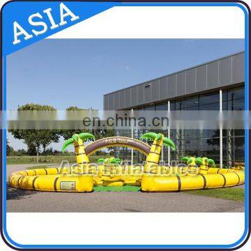 Inflatable Amusement Game Go Kart Race Inflatable Zorb Ball Race Track Air Track For Balls