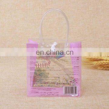 Eco-friendly Square Pvc Bag Clear Custom Gift/jelly/toys/cloth Packaging Bag With Handle photo-3