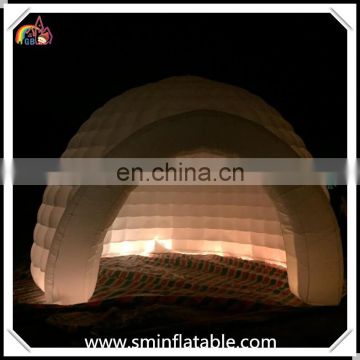 Portable inflatable bubble dome, led inflatable dome tent, promotion lawn shell dome for outdoor event from china supplier