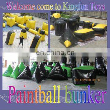 Hot sales inflatable sport games/paintball bunkers