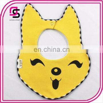 Hot selling soft baby bibi cotton wholesale cartoon baby bandana drool bib