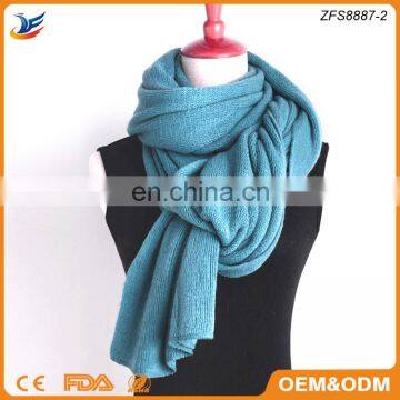 New Style Solid Color Wool Scarves for Woman Fall/Winter