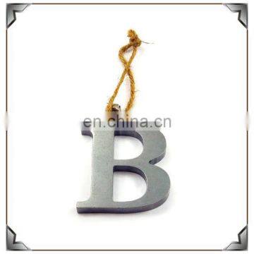 Metal Letter B Shape Christmas Decoration