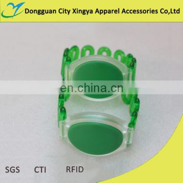 passive plastic rfid wristband for events/festivals