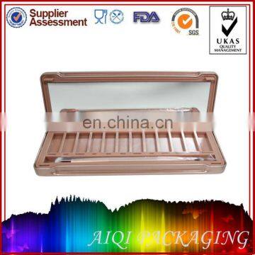 12 color eyeshadow palettte metal tin box packaging