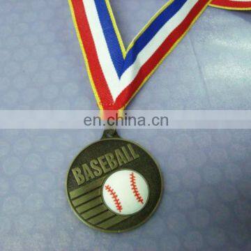 baseball match custom metal medallion