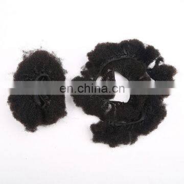 Mongolian Human Hair Natural Color Afro Kinky Hair Weave