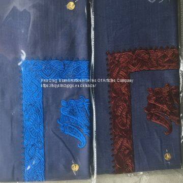 Arab Wool Embroidery Scarf / Arab Scarf / Arab Wool Acrylic Embroidery Scarf / Muslim Hijab Scarf photo-2