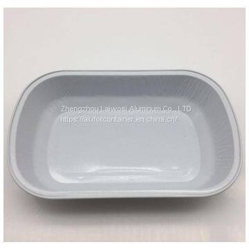 High Quality Coated Airline Aluminium Foil Container With Lids