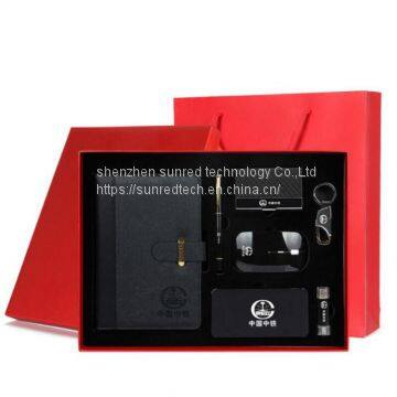 Electronic Gift Set Custom 6 in 1 Corporate Gift Set With Notebook Power Bank photo-2