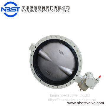 Butterfly Valve Adjustable Flange Type Cast Iron Marine ISO 5211