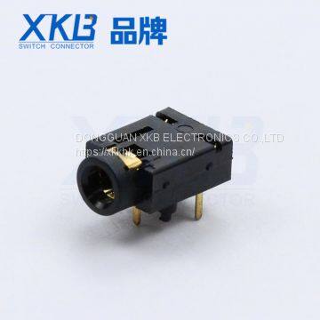 5PIN Gold-plated Foot Vertical Pin Audio Radio Female Earphone Jack 3.5mm