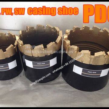 PDC-HW PW SW casing shoe bits, impregnated diamond core drill bits, exploration drilling, rock coring, geotechnical drilling bits