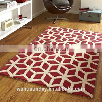 Popular Geometric Design Area Rugs Polyester Acrylic Carpets And Rugs