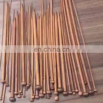 Carbonize bamboo DIY craft clothes knitting needle crochet hook set.