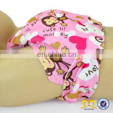 Wholesale New Fashion Adult Baby Diaper Clever Little Monkey Cloth Diapers Babies ,One Size Fits All Cloth Nappy photo-2